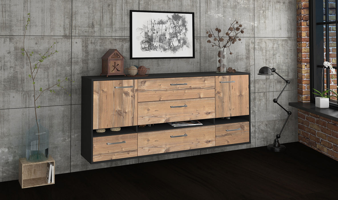 Sideboard Athens, Pinie Seite (180x79x35cm) - Stil.Zeit Möbel GmbH