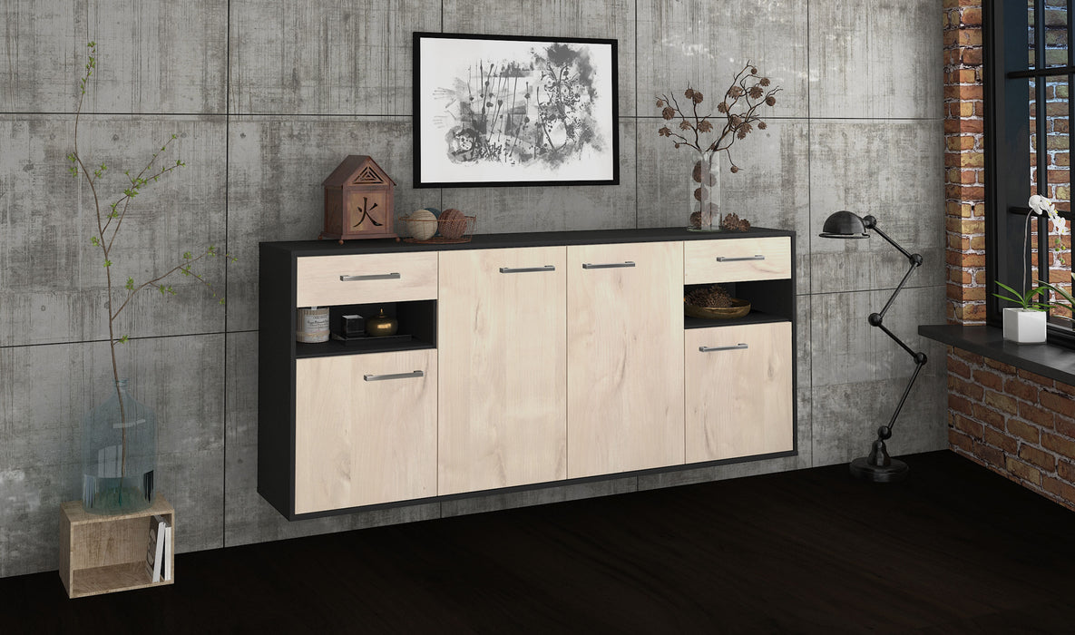 Sideboard Killeen, Zeder Seite (180x79x35cm) - Stil.Zeit Möbel GmbH