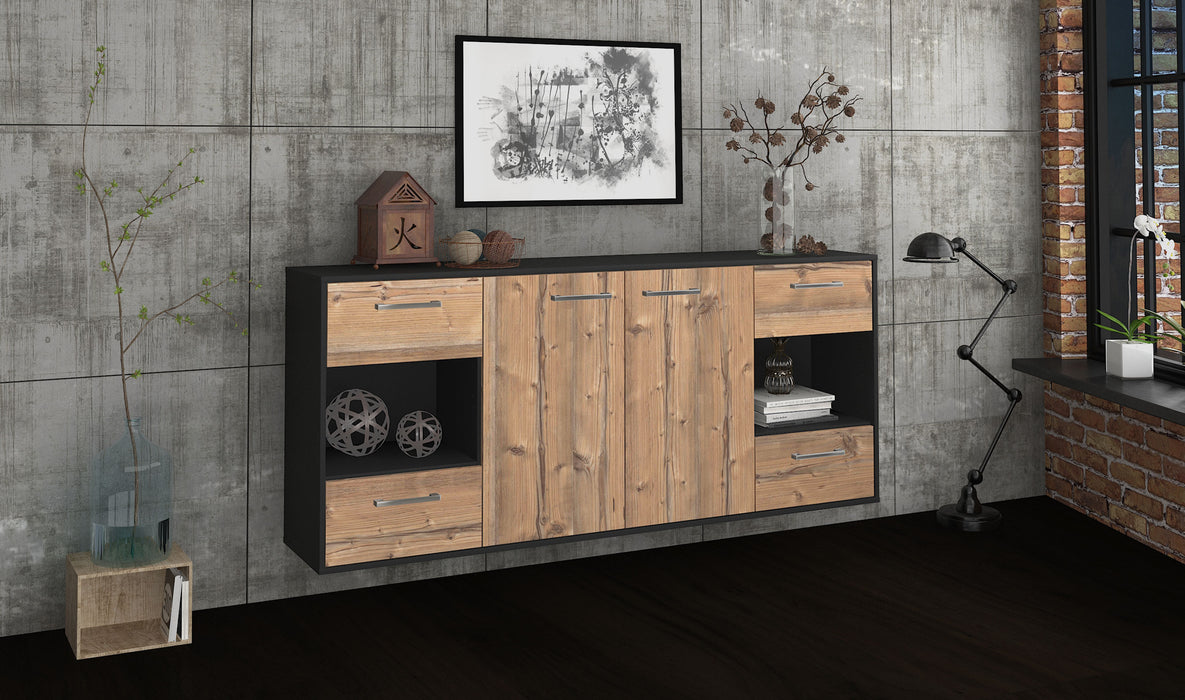 Sideboard Santa Clara, Pinie Seite (180x79x35cm) - Stil.Zeit Möbel GmbH