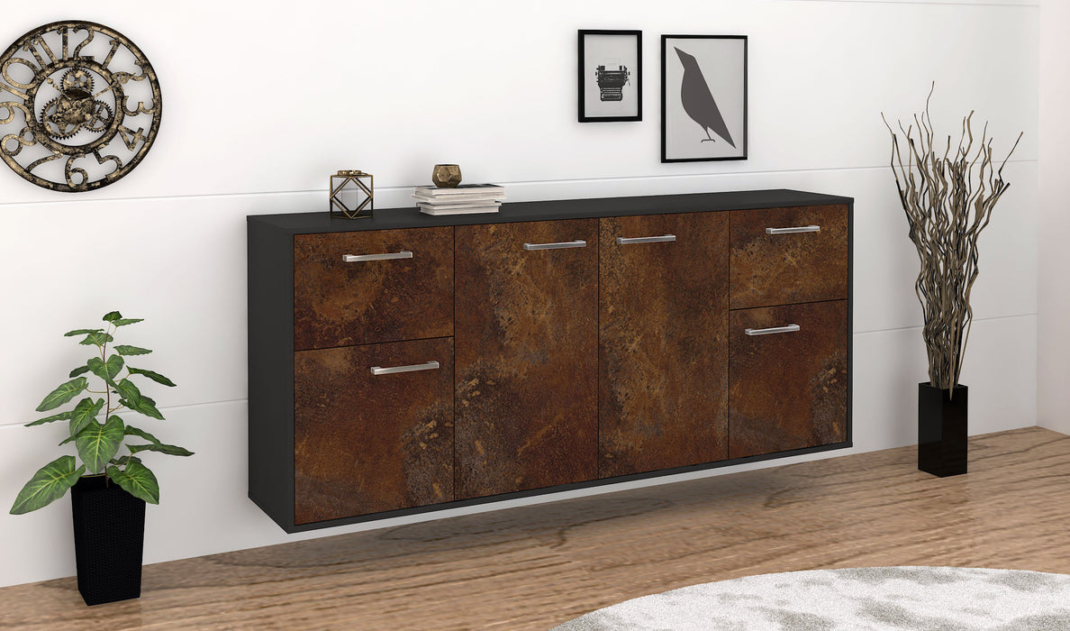 Sideboard Costa Mesa, Rost Seite (180x79x35cm) - Stil.Zeit Möbel GmbH