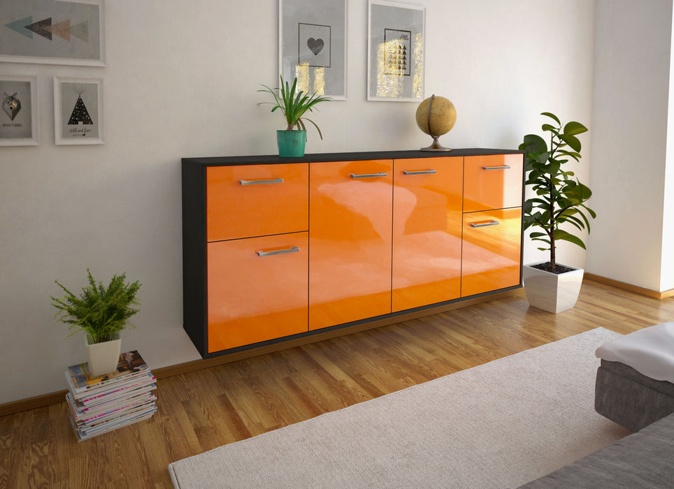 Sideboard Costa Mesa, Orange Seite (180x79x35cm) - Stil.Zeit Möbel GmbH