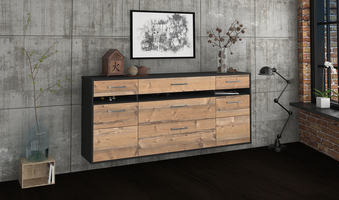 Sideboard Manchester, Pinie Seite (180x79x35cm) - Stil.Zeit Möbel GmbH