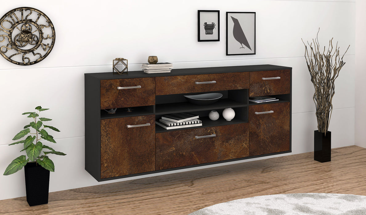 Sideboard Miramar, Rost Seite (180x79x35cm) - Stil.Zeit Möbel GmbH