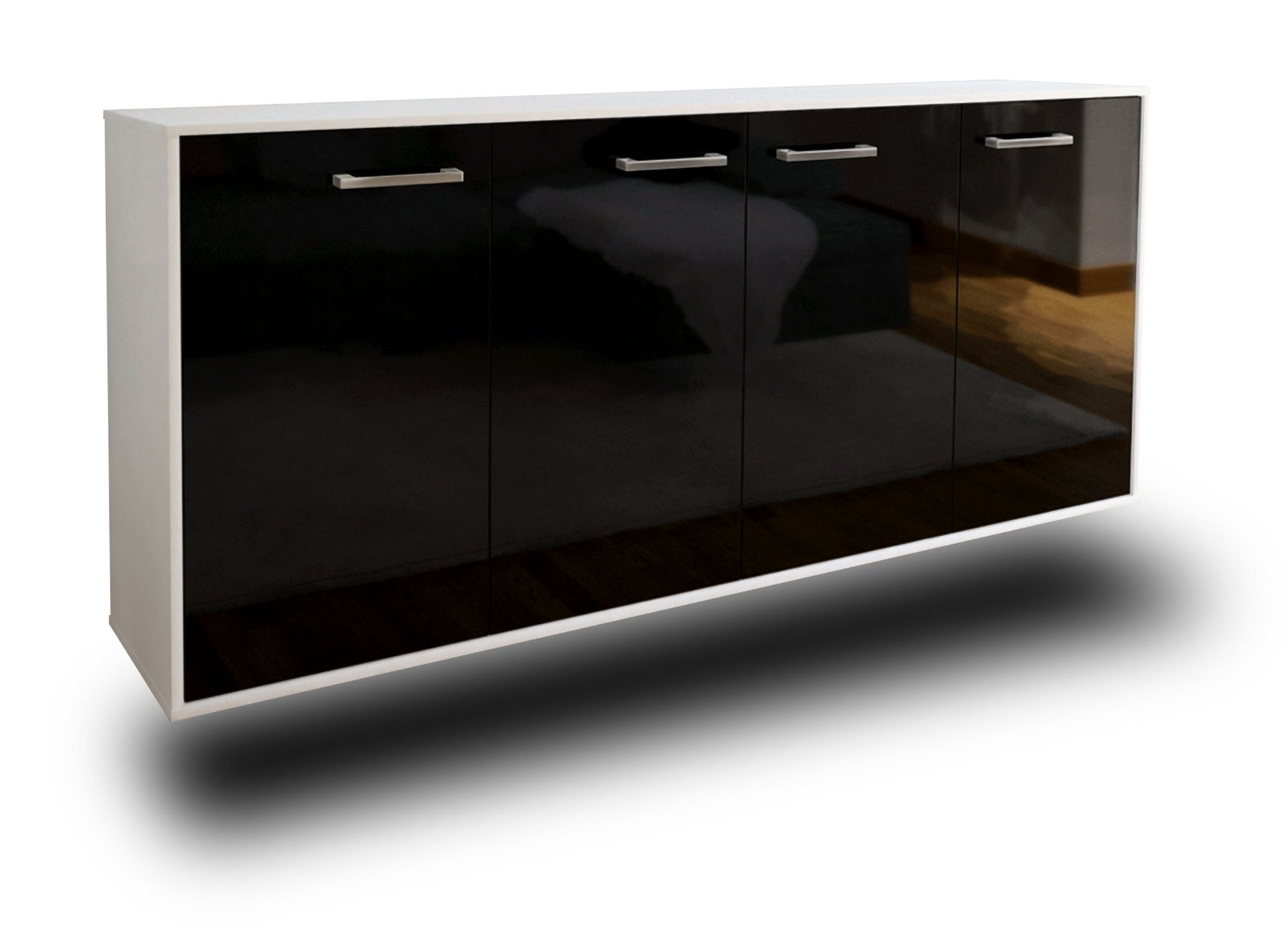 Sideboard Lakewood, Schwarz Studio (180x79x35cm) - Dekati GmbH