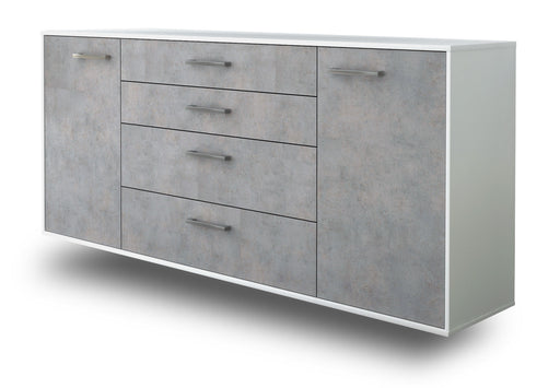 Sideboard Bridgeport, Beton Studio (180x79x35cm) - Dekati GmbH