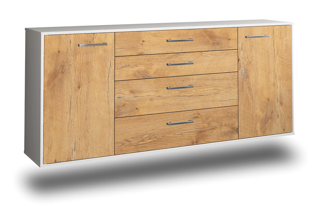 Sideboard Bridgeport, Eiche Studio (180x79x35cm) - Dekati GmbH