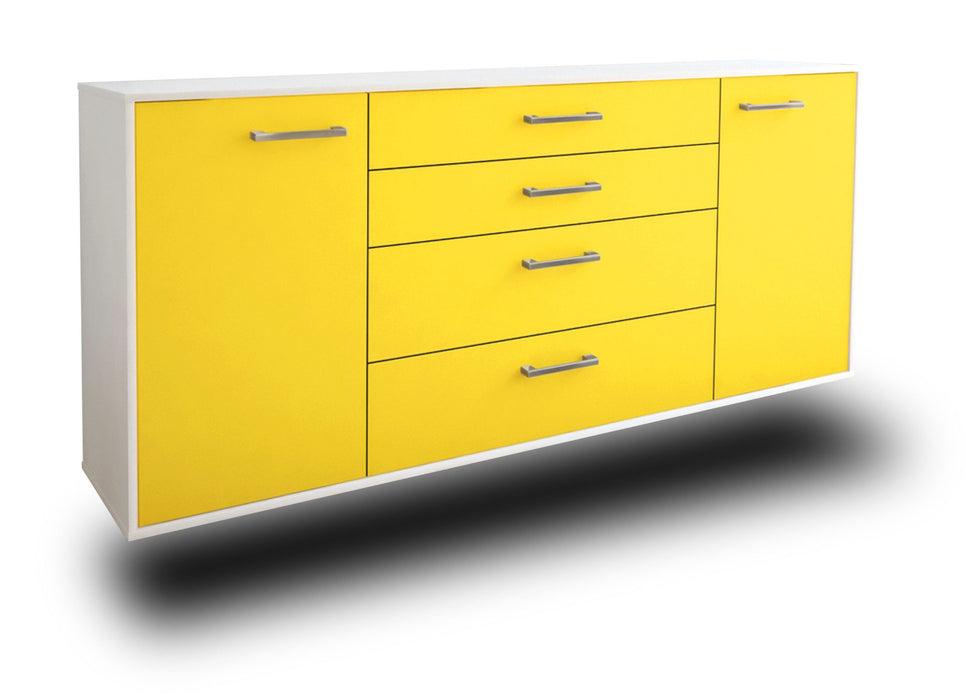 Sideboard Bridgeport, Gelb Studio (180x79x35cm) - Dekati GmbH