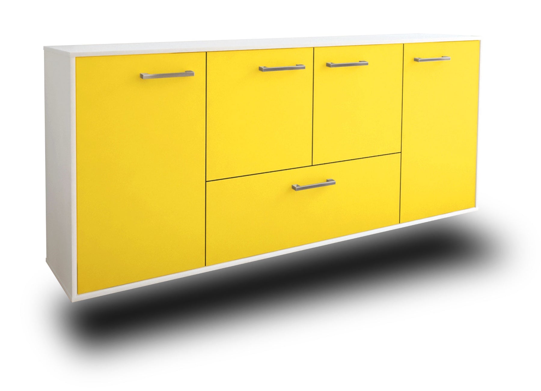 Sideboard Escondido, Gelb Studio (180x79x35cm) - Dekati GmbH