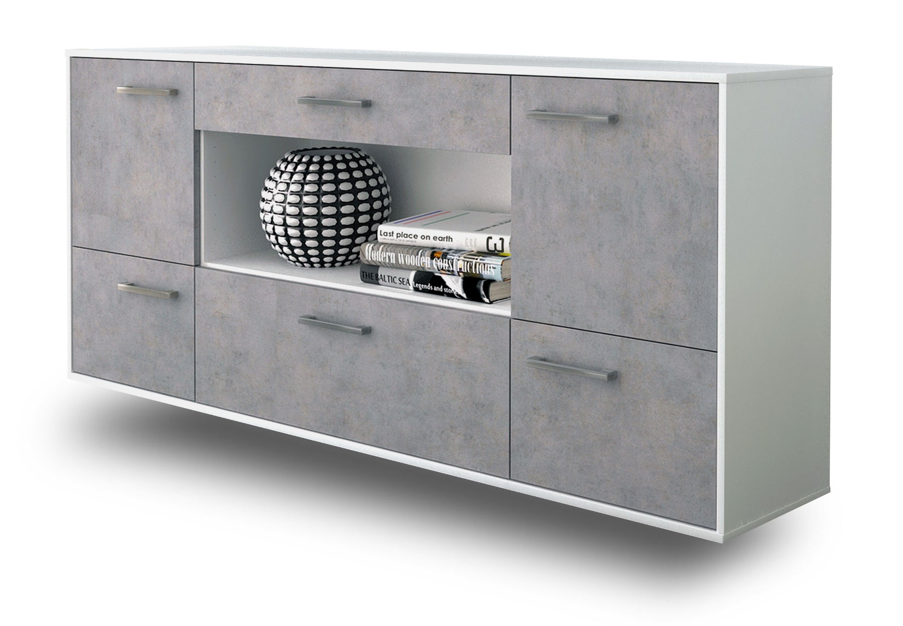 Sideboard East Los Angeles, Beton Studio (180x79x35cm) - Dekati GmbH