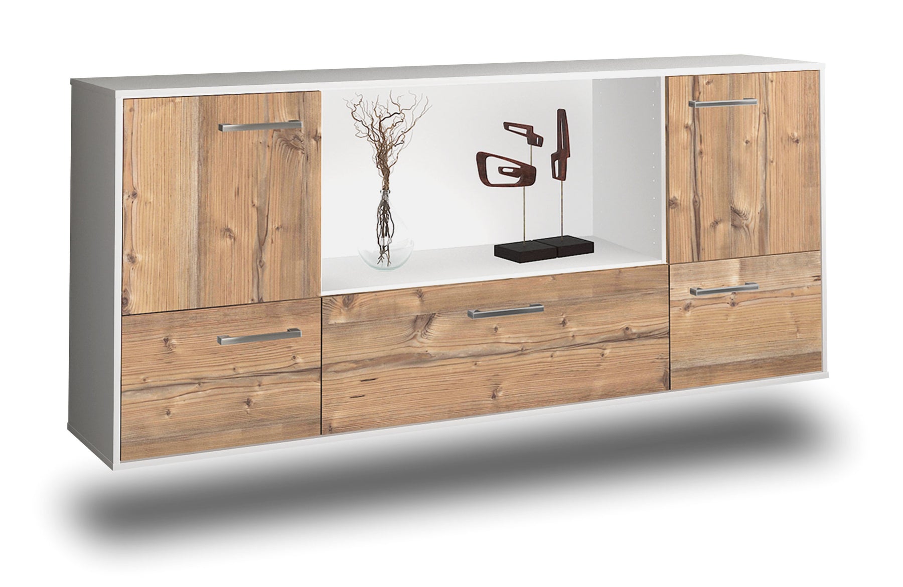 Sideboard Sunnyvale, Pinie Studio (180x79x35cm) - Dekati GmbH