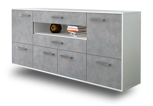 Sideboard McAllen, Beton Studio (180x79x35cm) - Dekati GmbH