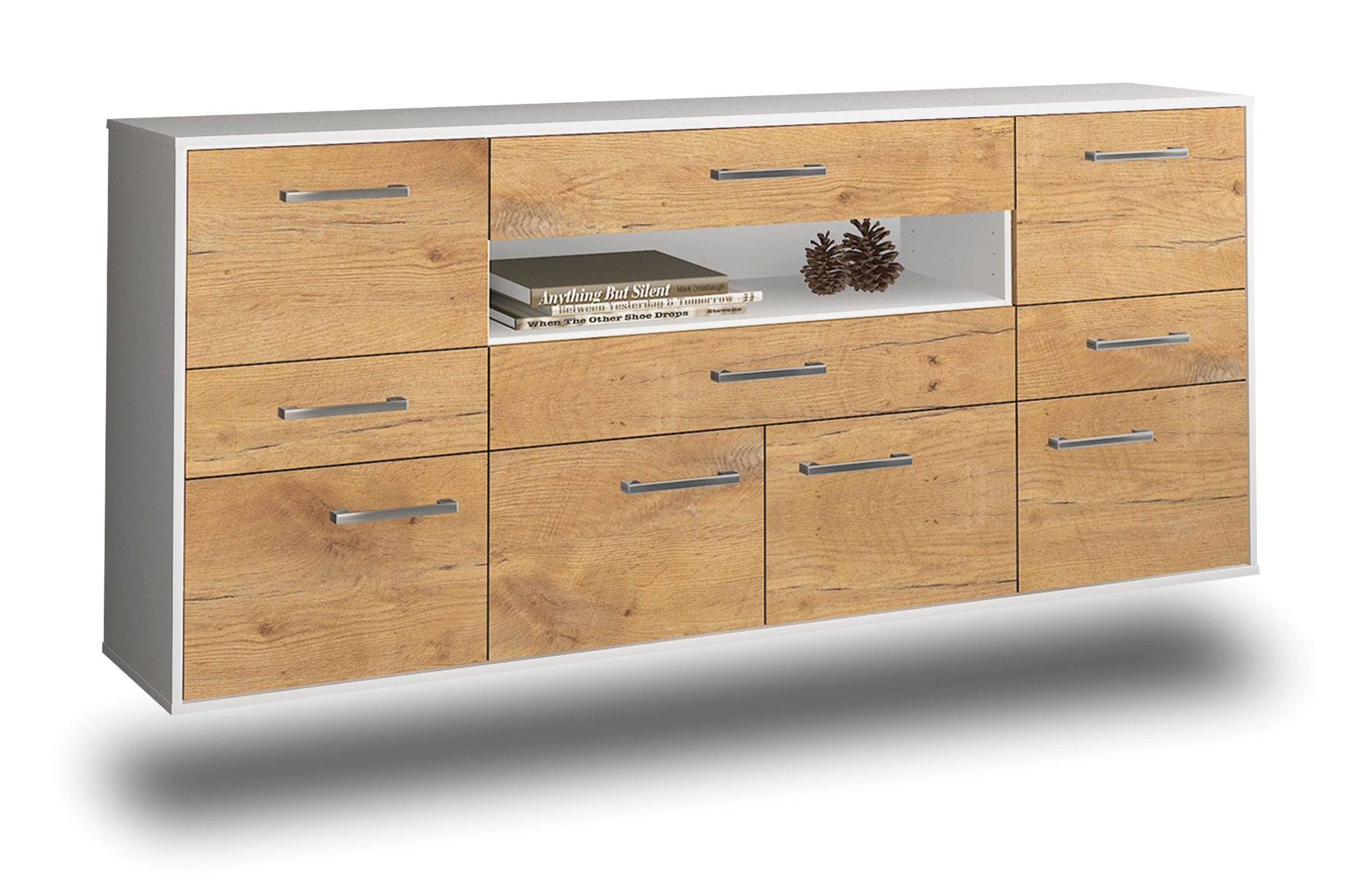 Sideboard Coral Springs, Eiche Studio (180x79x35cm) - Dekati GmbH