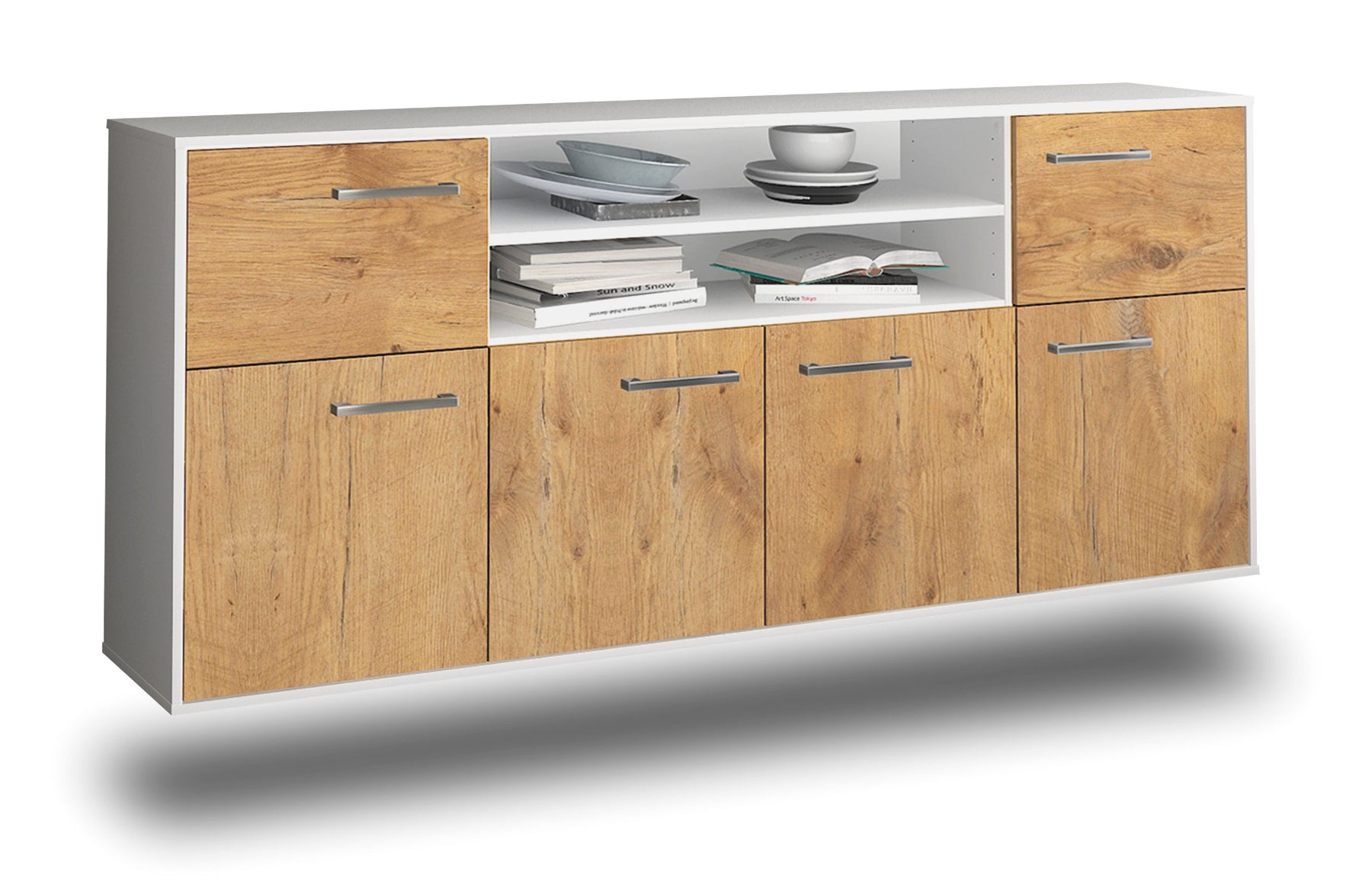 Sideboard Cedar Rapids, Eiche Studio (180x79x35cm) - Dekati GmbH