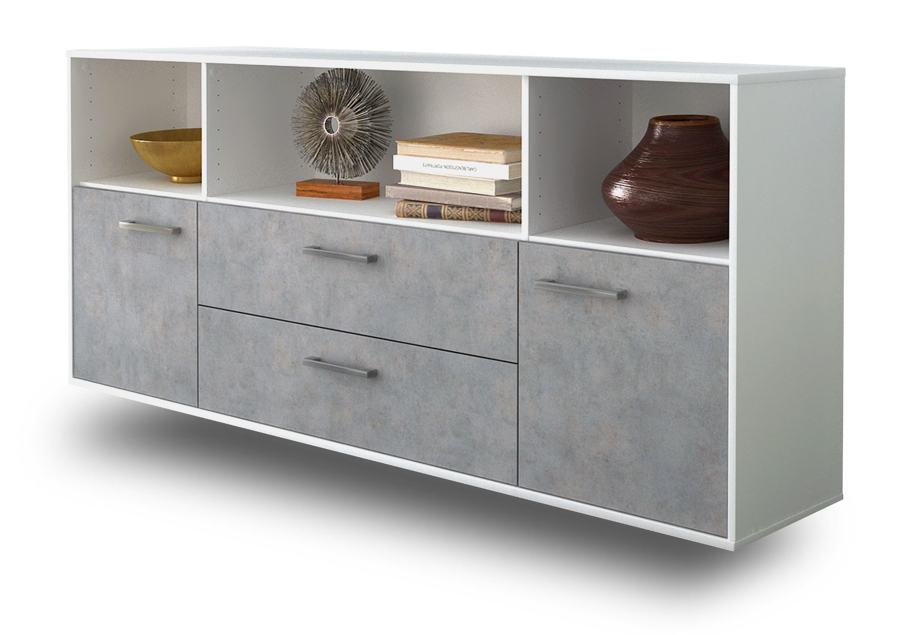 Sideboard Hartford, Beton Studio (180x79x35cm) - Dekati GmbH