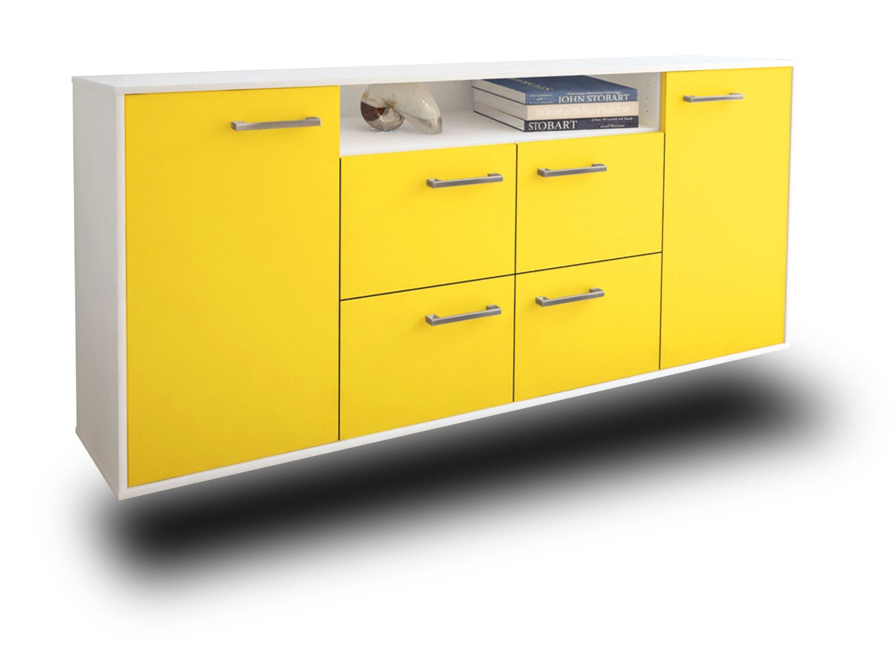 Sideboard Carrollton, Gelb Studio (180x79x35cm) - Dekati GmbH