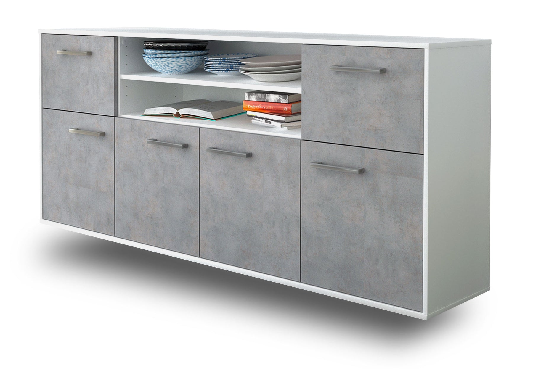 Sideboard Topeka, Beton Studio (180x79x35cm) - Dekati GmbH