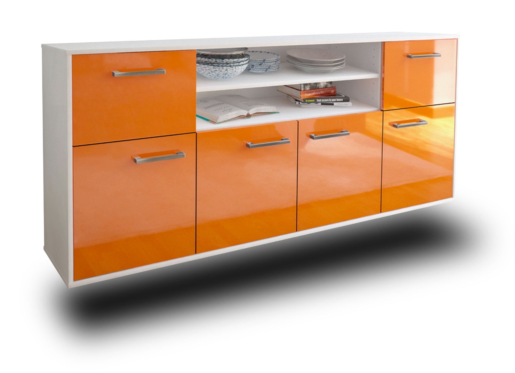 Sideboard Topeka, Orange Studio (180x79x35cm) - Dekati GmbH