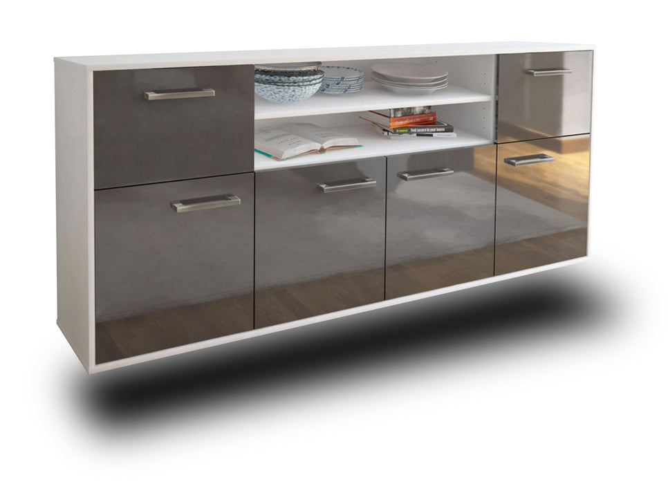 Sideboard Topeka, Grau Studio (180x79x35cm) - Dekati GmbH