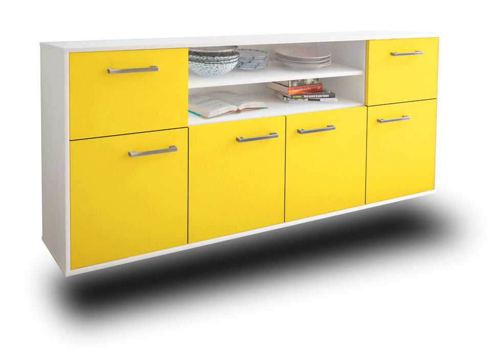 Sideboard Topeka, Gelb Studio (180x79x35cm) - Dekati GmbH