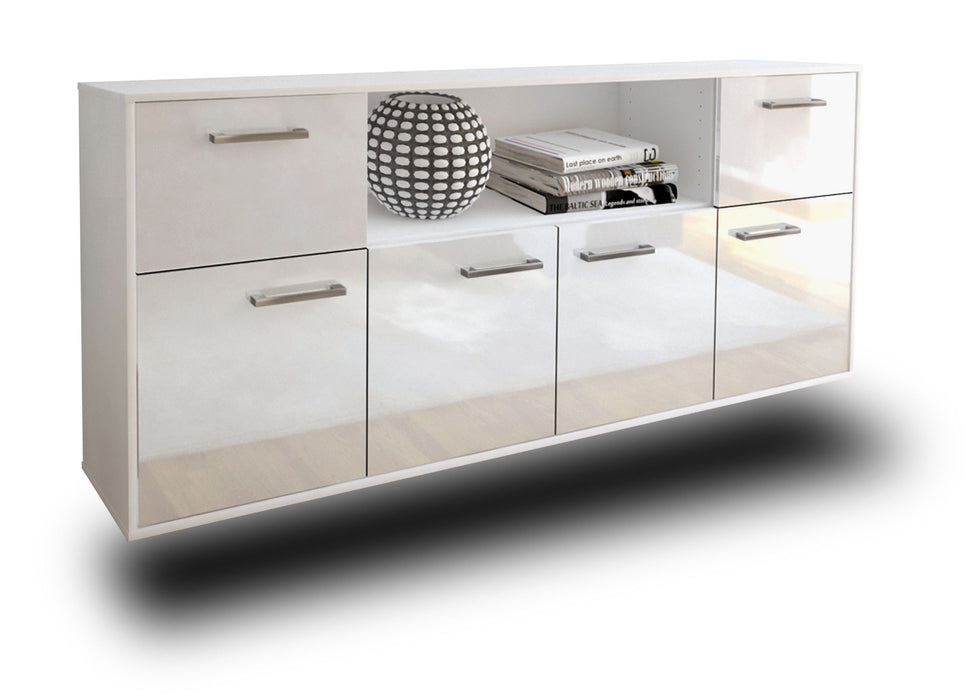 Sideboard West Valley City, Weiß Studio (180x79x35cm) - Dekati GmbH