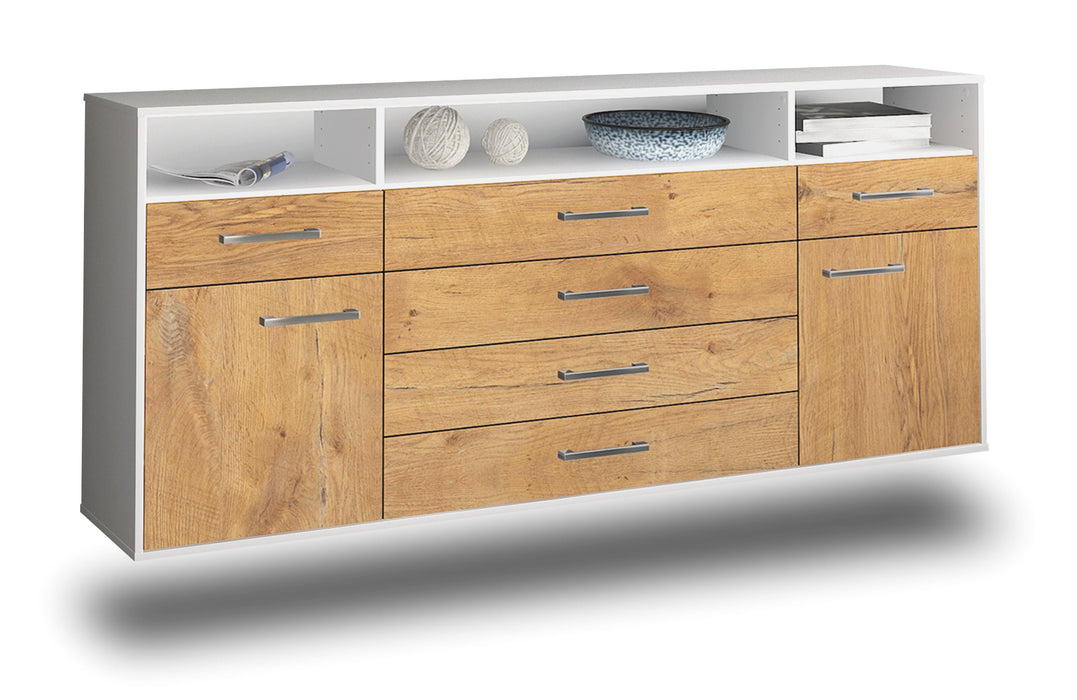 Sideboard Bellevue, Eiche Studio (180x79x35cm) - Dekati GmbH