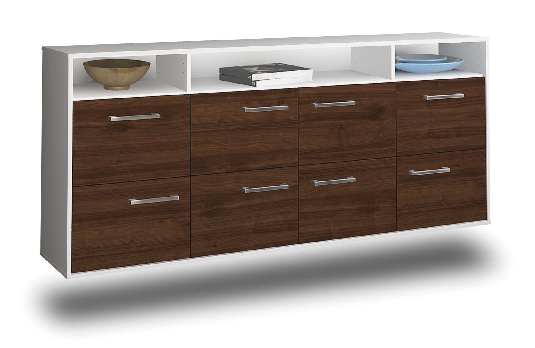 Sideboard Concord, Walnuss Studio (180x79x35cm) - Dekati GmbH