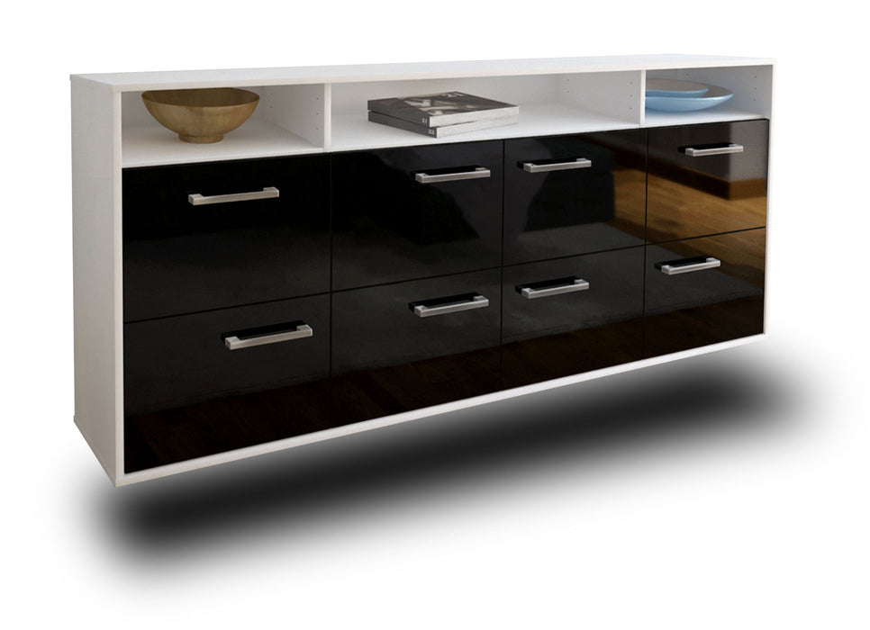 Sideboard Concord, Schwarz Studio (180x79x35cm) - Dekati GmbH