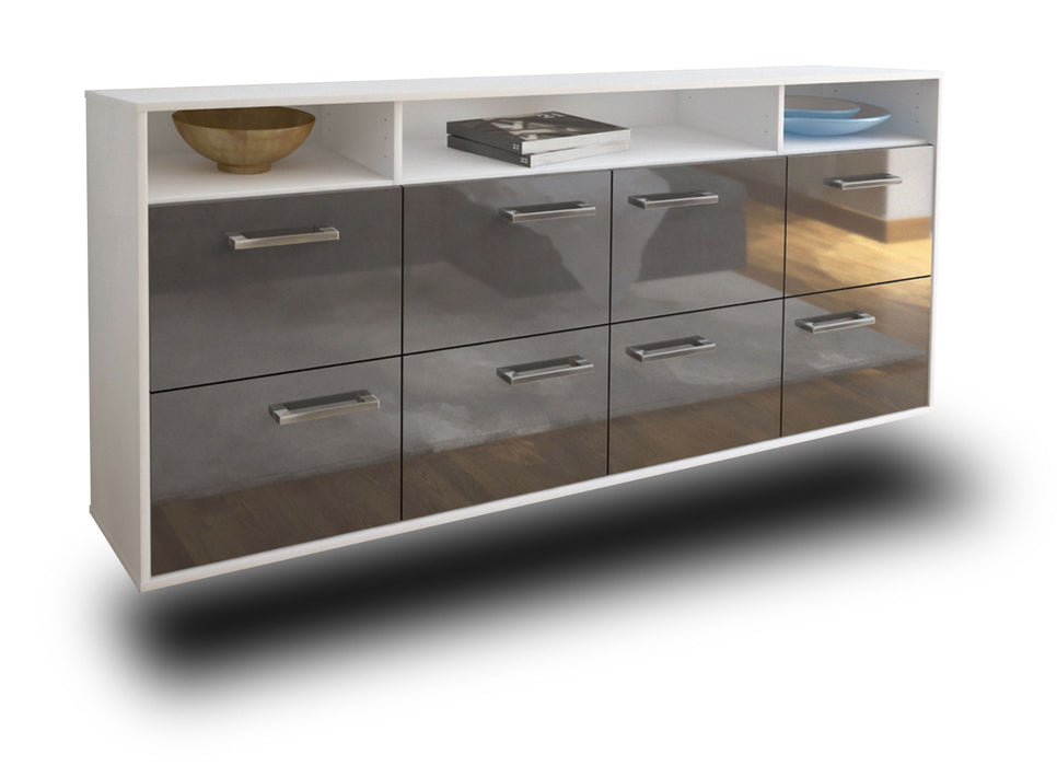 Sideboard Concord, Grau Studio (180x79x35cm) - Dekati GmbH