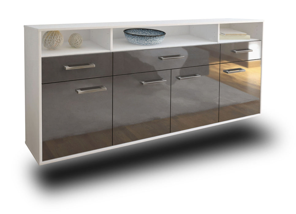 Sideboard Simi Valley, Grau Studio (180x79x35cm) - Dekati GmbH