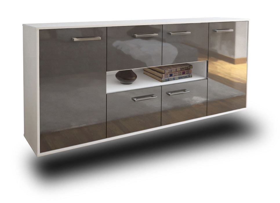 Sideboard Stamford, Grau Studio (180x79x35cm) - Dekati GmbH