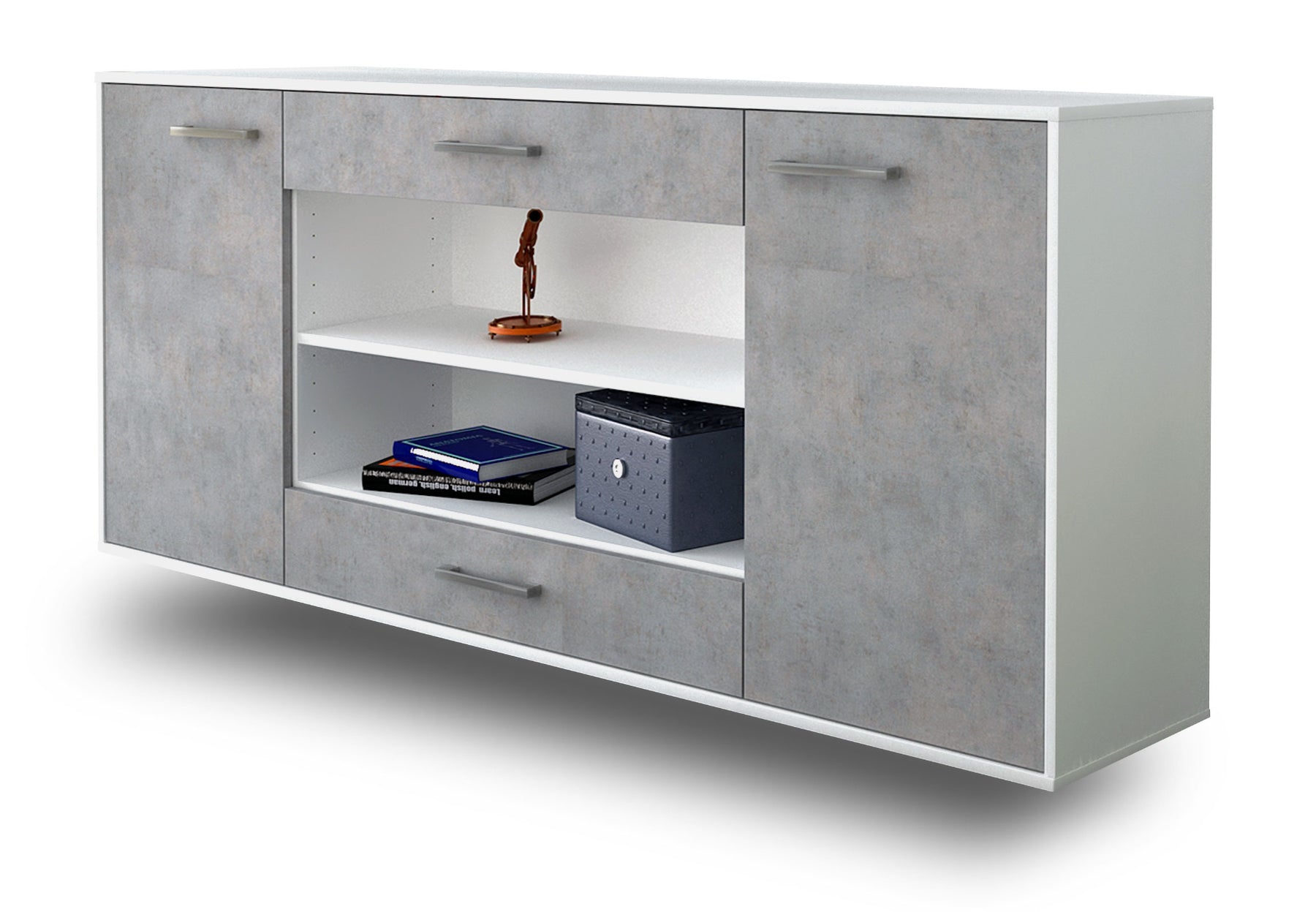 Sideboard Olathe, Beton Studio (180x79x35cm) - Dekati GmbH