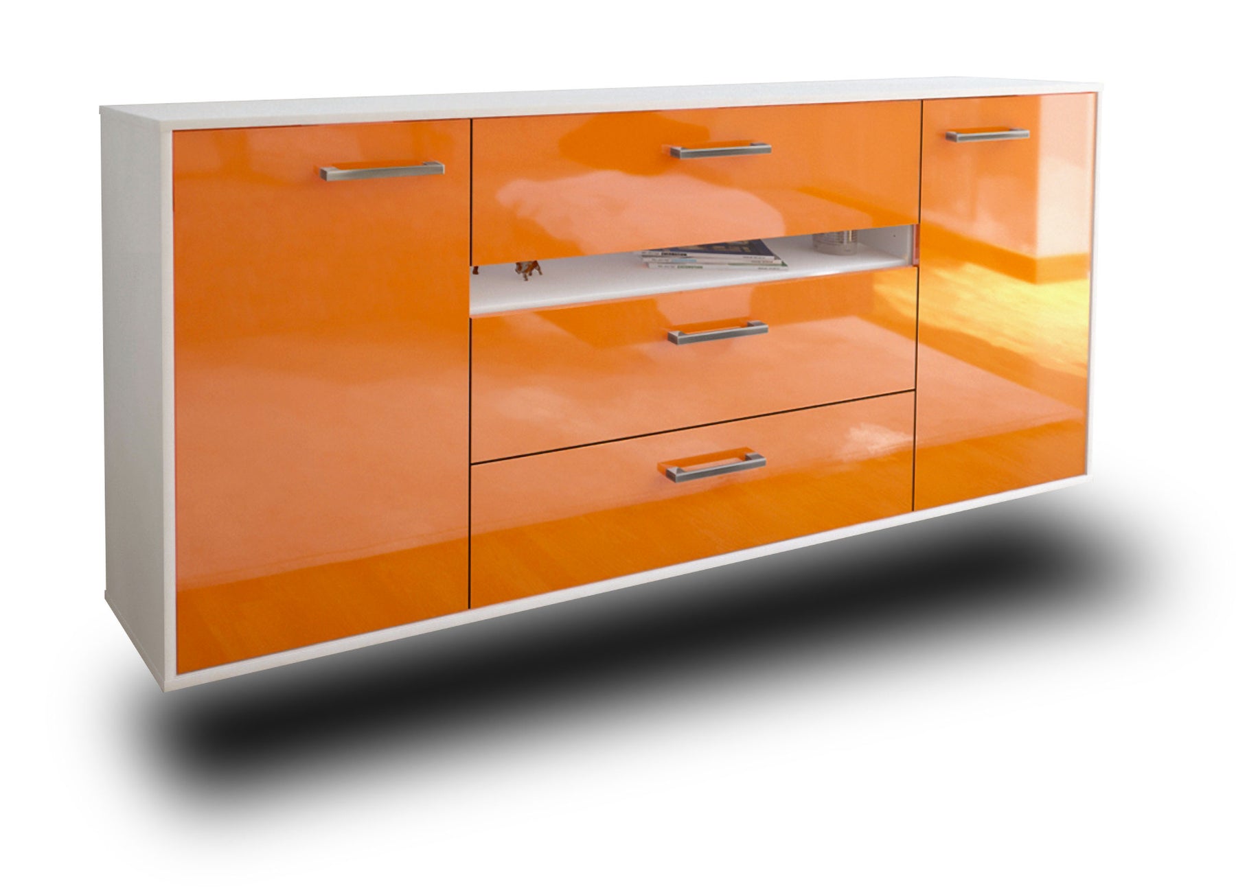 Sideboard McKinney, Orange Studio (180x79x35cm) - Dekati GmbH
