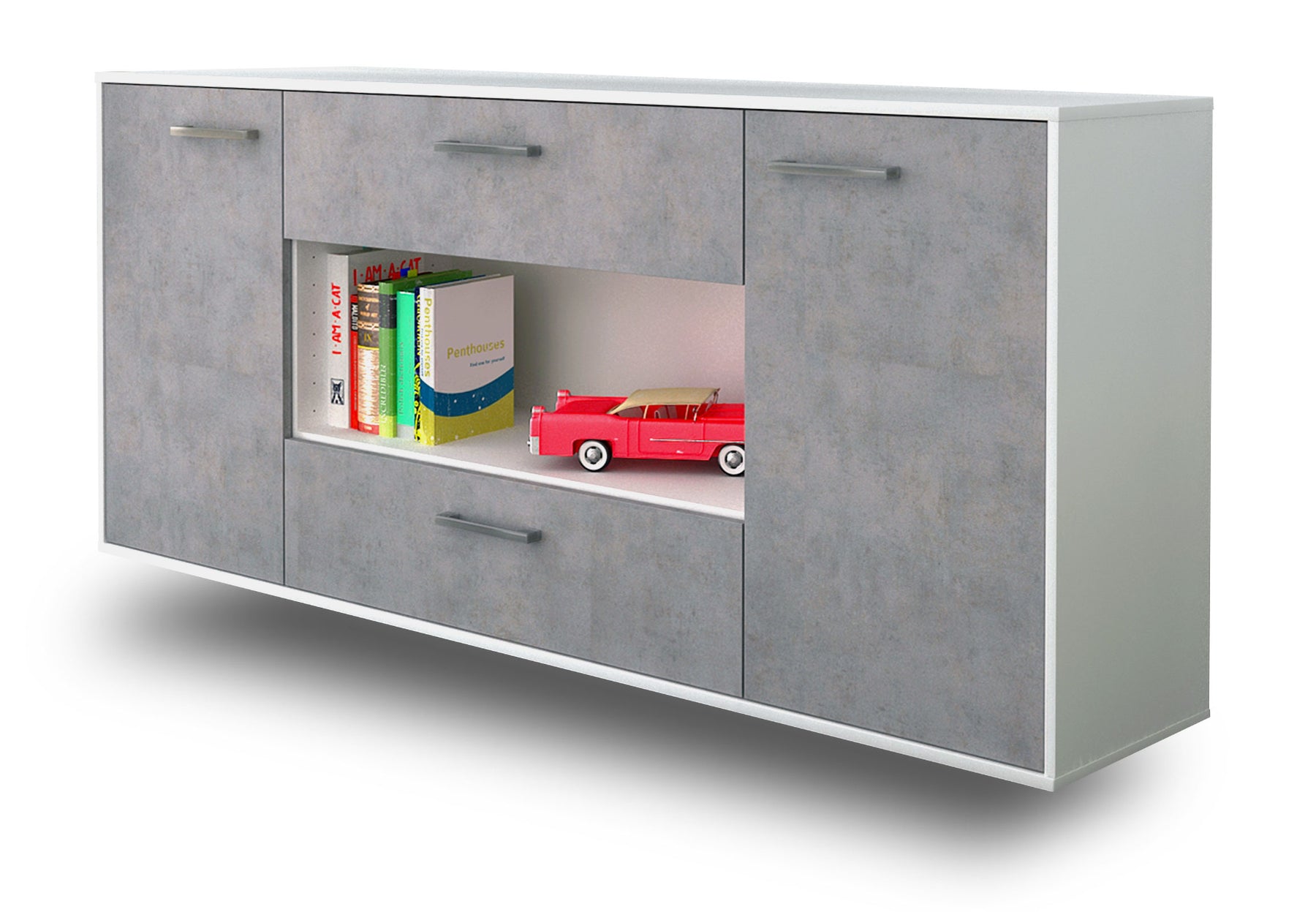 Sideboard Denton, Beton Studio (180x79x35cm) - Dekati GmbH