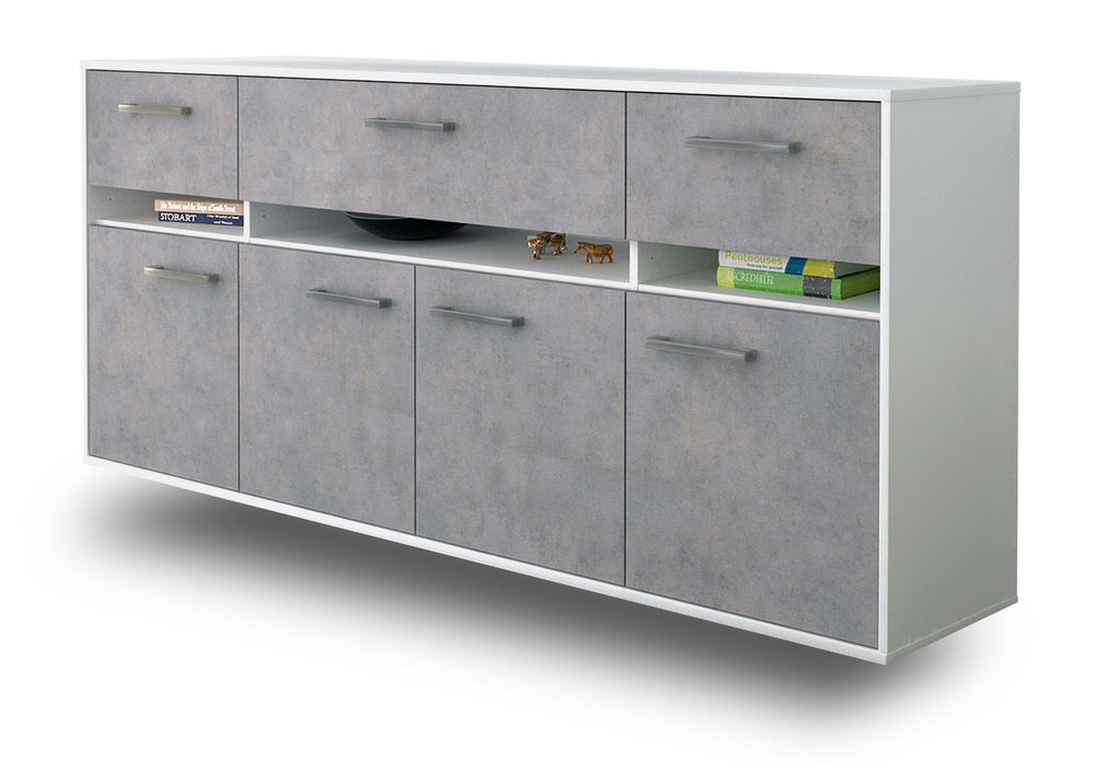 Sideboard Gainesville, Beton Studio (180x79x35cm) - Dekati GmbH