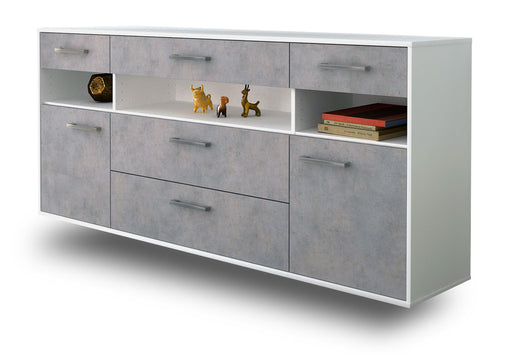 Sideboard Inglewood, Beton Studio (180x79x35cm) - Dekati GmbH