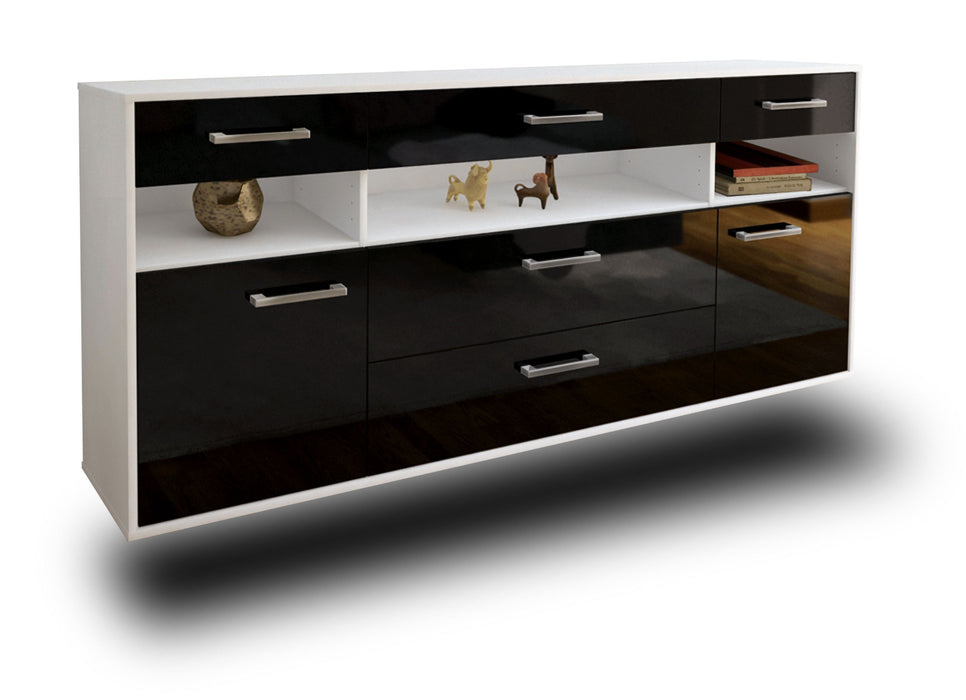 Sideboard Inglewood, Schwarz Studio (180x79x35cm) - Dekati GmbH