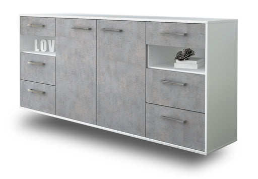 Sideboard Thornton, Beton Studio (180x79x35cm) - Dekati GmbH