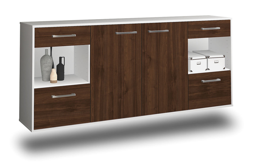 Sideboard Charleston, Walnuss Studio (180x79x35cm) - Dekati GmbH