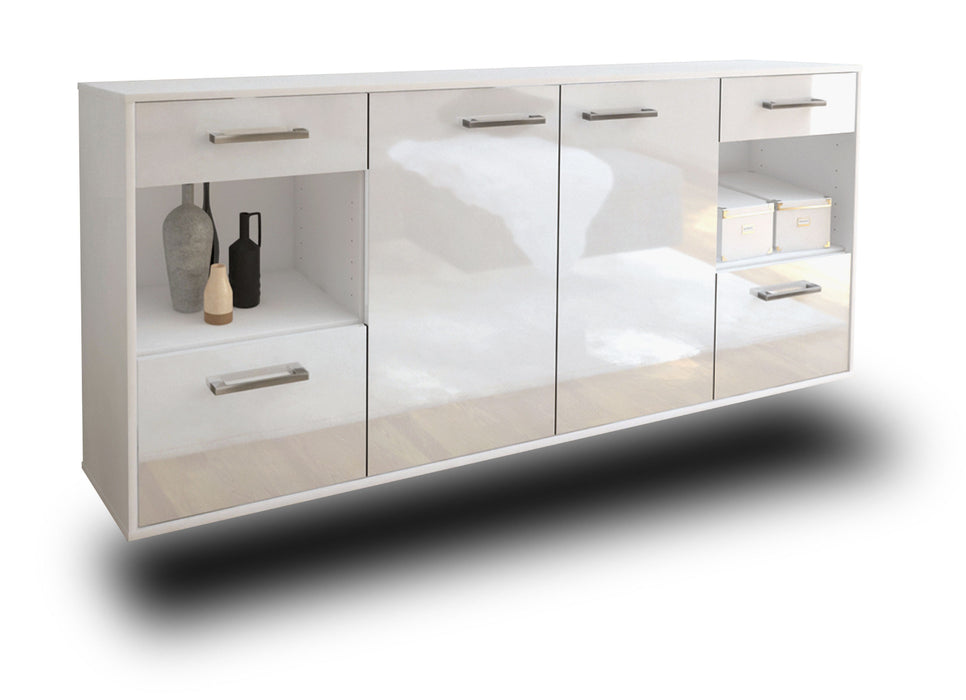 Sideboard Charleston, Weiß Studio (180x79x35cm) - Dekati GmbH