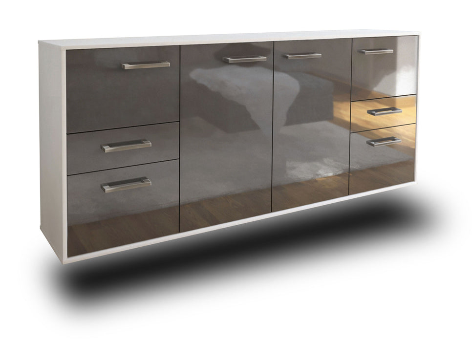 Sideboard Beaumont, Grau Studio (180x79x35cm) - Dekati GmbH