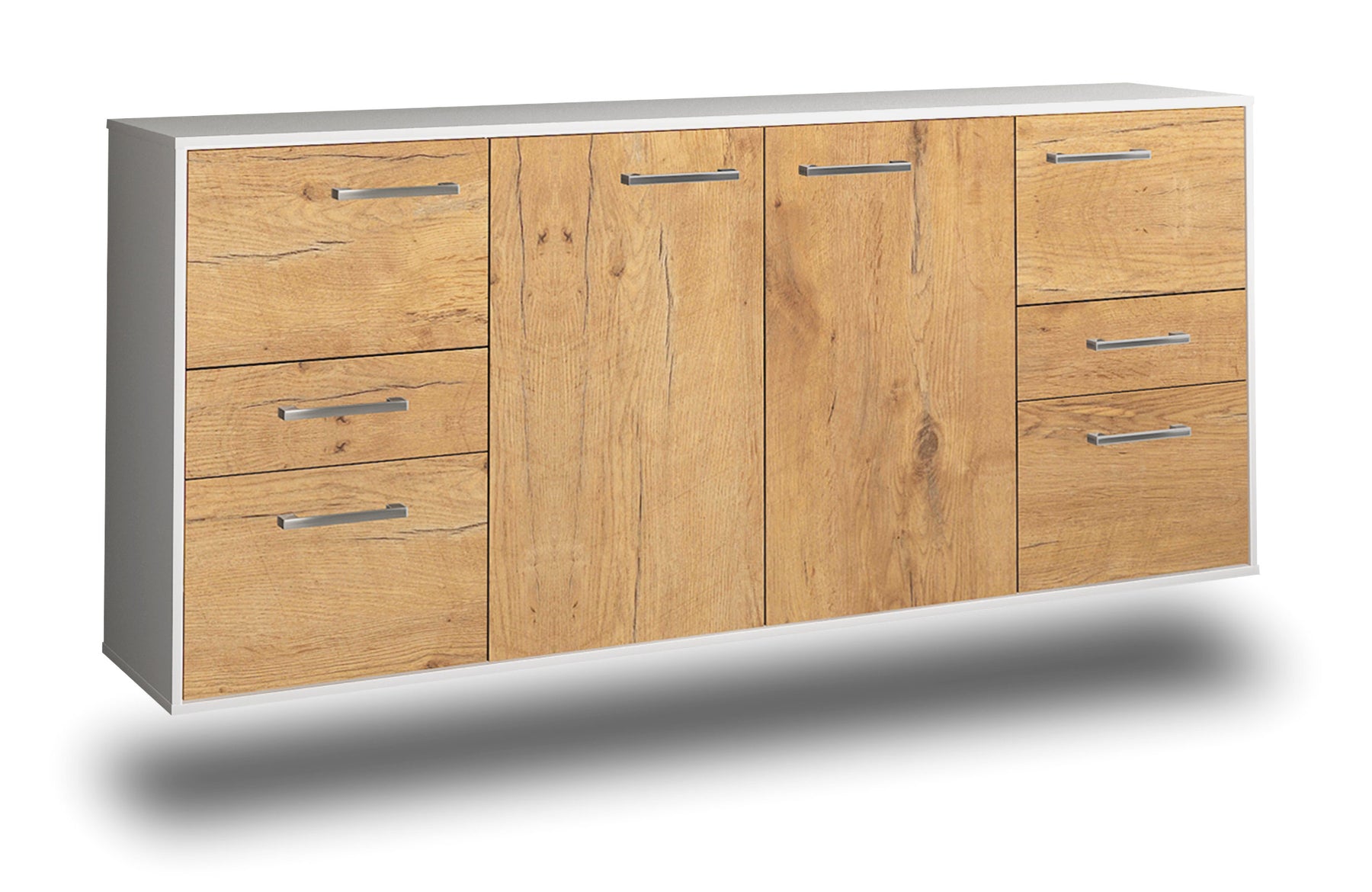 Sideboard Costa Mesa, Eiche Studio (180x79x35cm) - Dekati GmbH