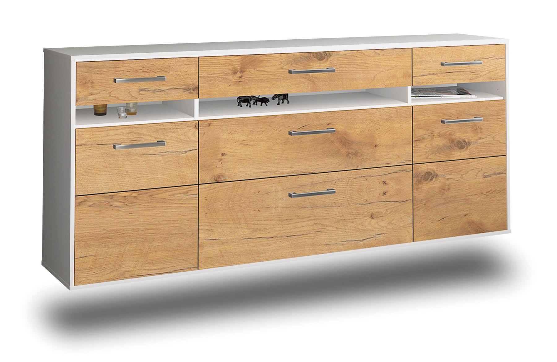 Sideboard Manchester, Eiche Studio (180x79x35cm) - Dekati GmbH