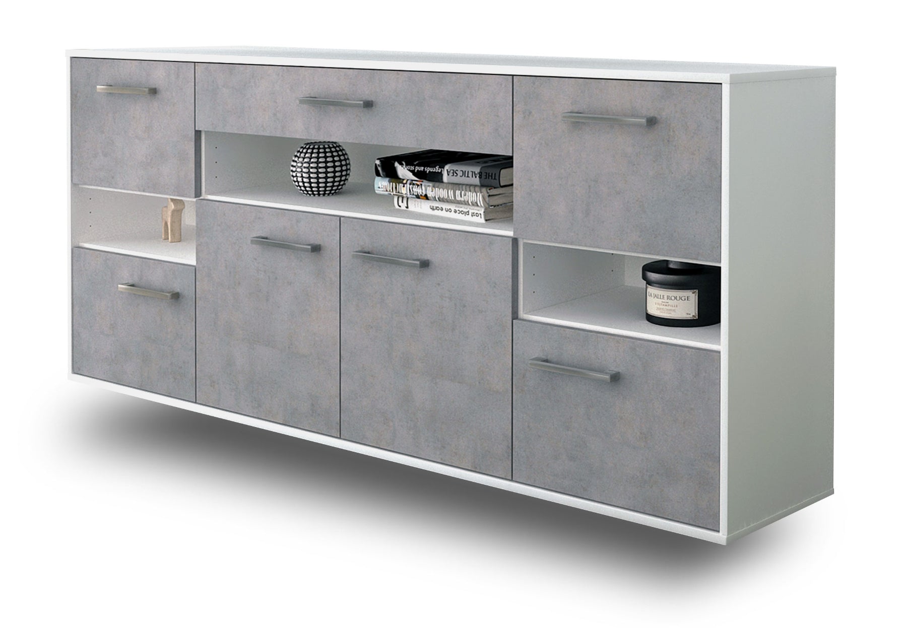 Sideboard Downey, Beton Studio (180x79x35cm) - Dekati GmbH