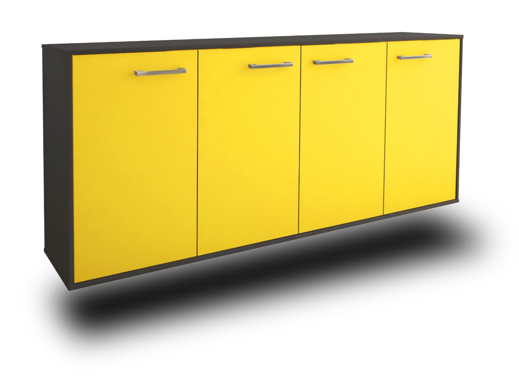 Sideboard Lakewood, Gelb Studio (180x79x35cm) - Stil.Zeit Möbel GmbH