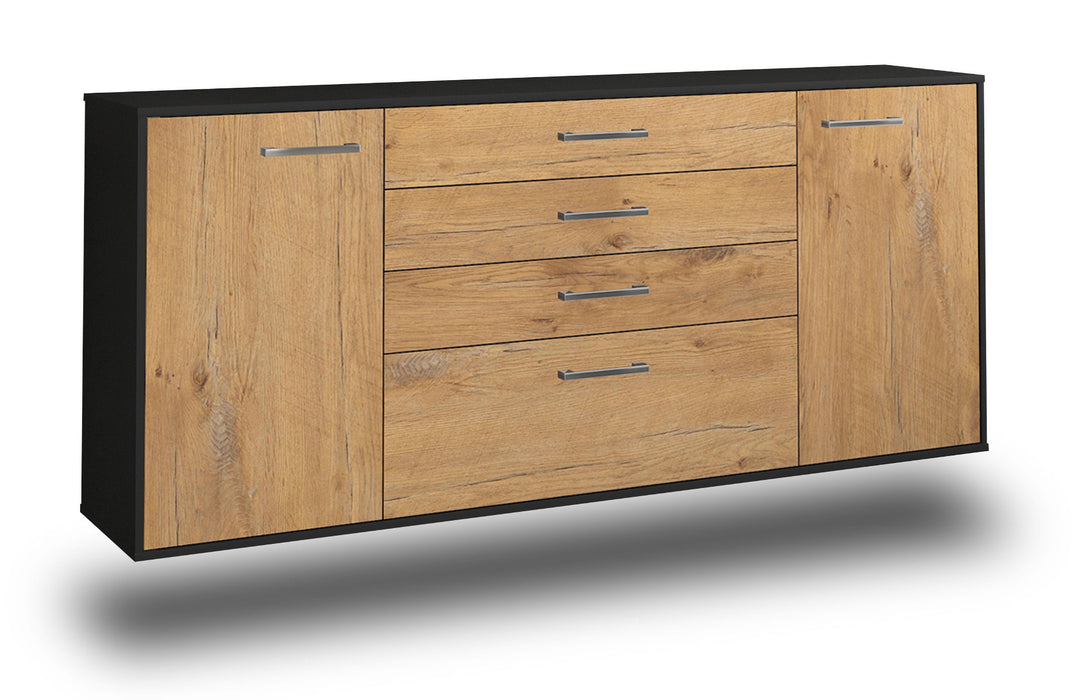 Sideboard Alexandria, Eiche Studio (180x79x35cm) - Stil.Zeit Möbel GmbH