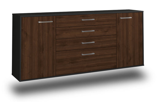 Sideboard Alexandria, Walnuss Studio (180x79x35cm) - Stil.Zeit Möbel GmbH