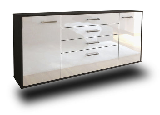 Sideboard Alexandria, Weiß Studio (180x79x35cm) - Stil.Zeit Möbel GmbH