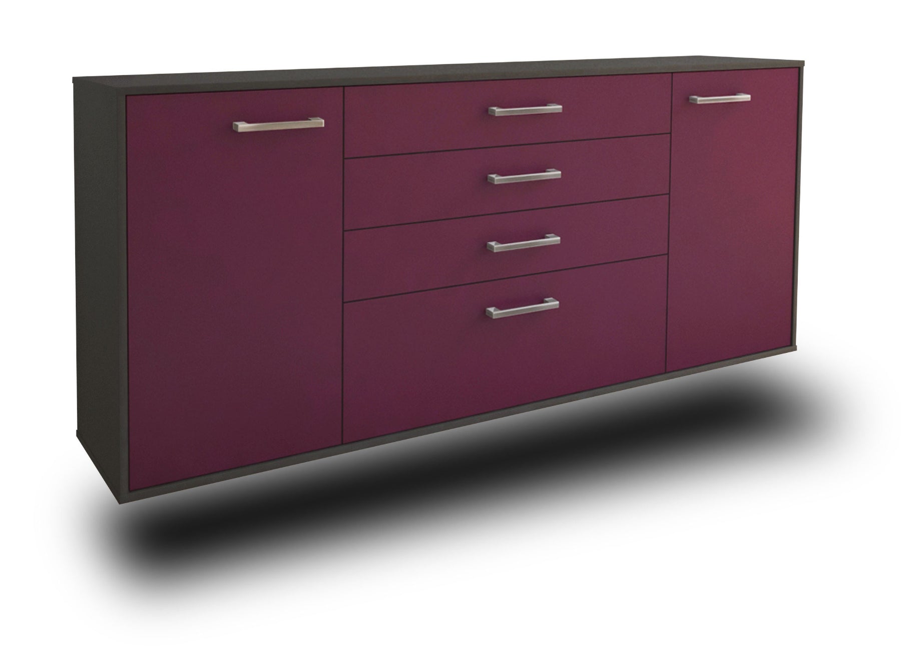 Sideboard Alexandria, Lila Studio (180x79x35cm) - Stil.Zeit Möbel GmbH