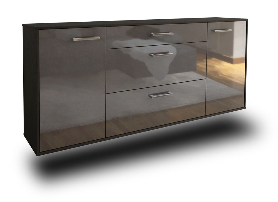 Sideboard Syracuse, Grau Studio (180x79x35cm) - Stil.Zeit Möbel GmbH