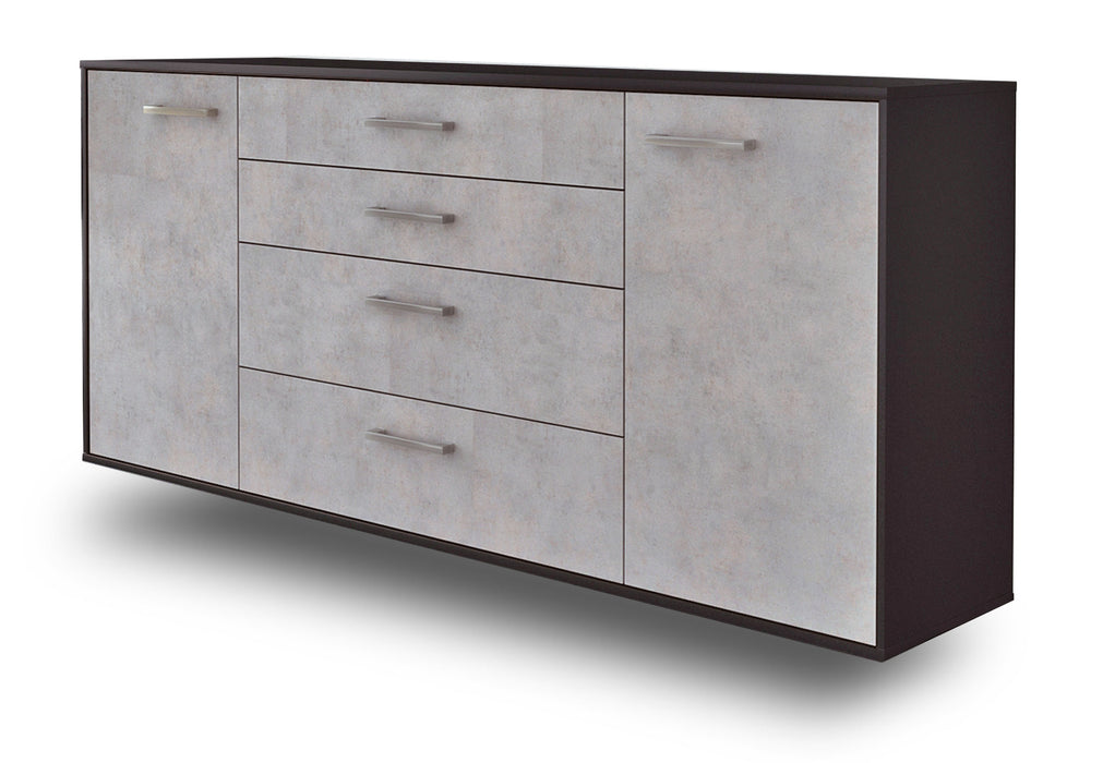 Sideboard Bridgeport, Beton Studio (180x79x35cm) - Stil.Zeit Möbel GmbH